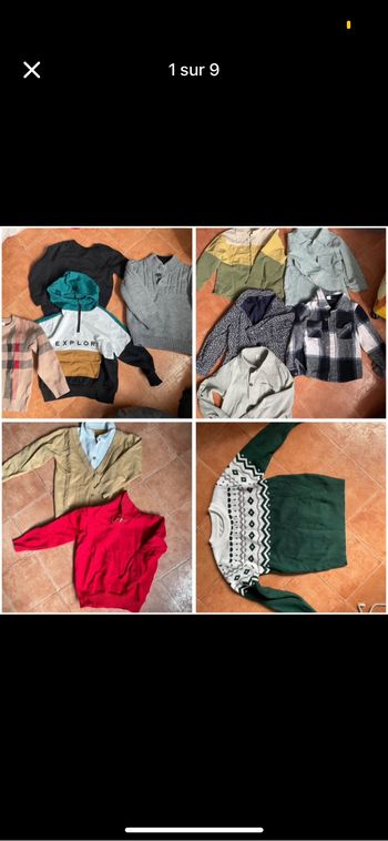 Lot vêtements 4/5 ans garçon