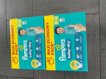 Maxipack de 160 couches Pampers baby dry Taille 6 T6 lot
