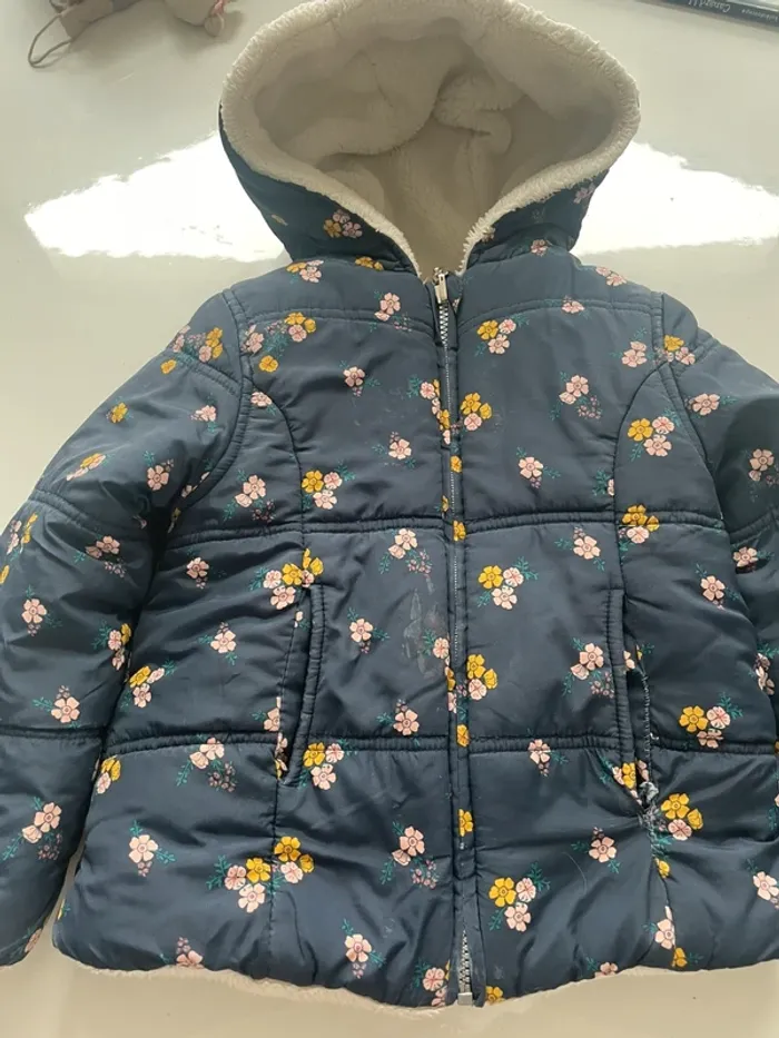 Veste réversible Vertbaudet fille 6 ans - photo numéro 4