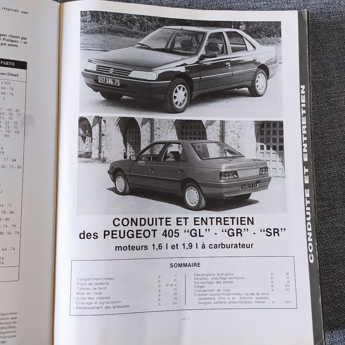 Revue technique Peugeot 405 - photo numéro 8