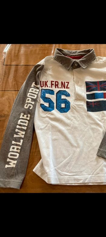 Polo manches longues 6 ans