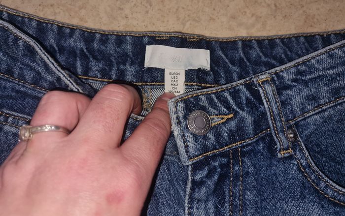 Jean mom fit h&m neuf xs34 - photo numéro 10