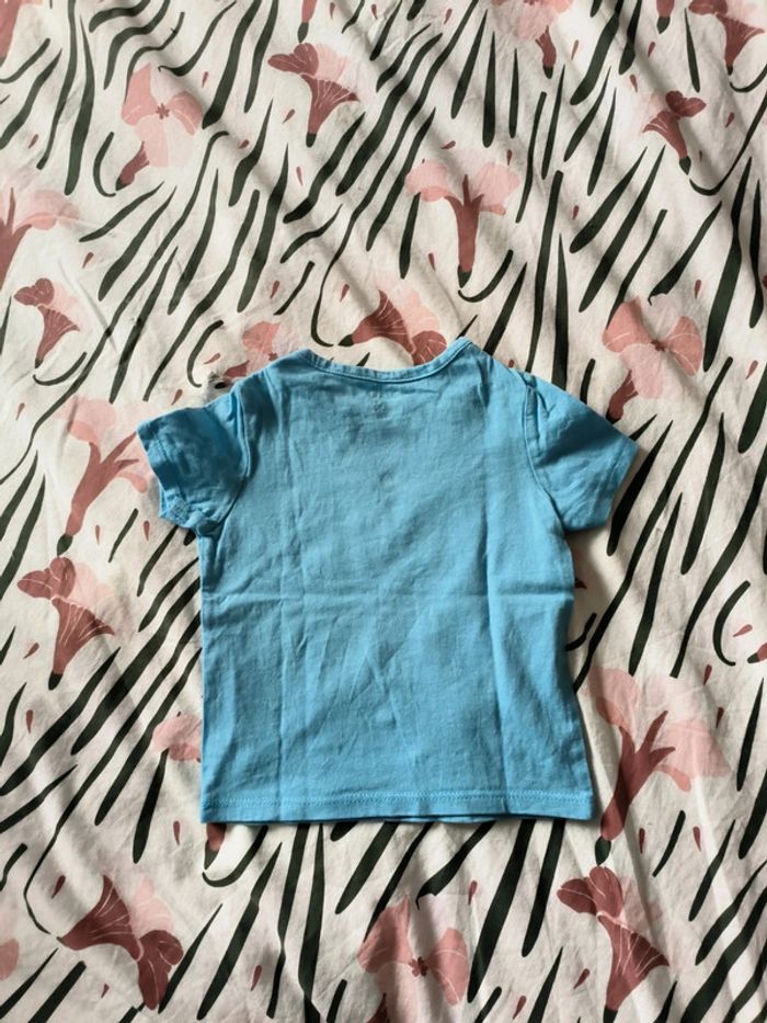 T-shirt bleu clair - photo numéro 2