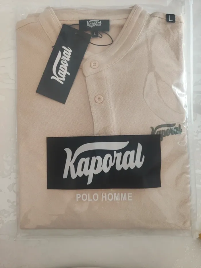 Polo homme Kaporal L beige