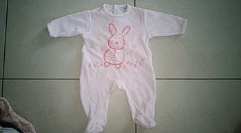 Pyjamas velours 1 mois