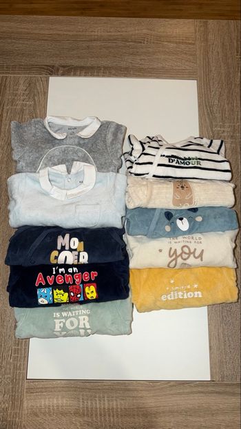 Lot pyjama bébé garçon 