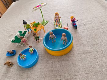 Lot playmobil piscine