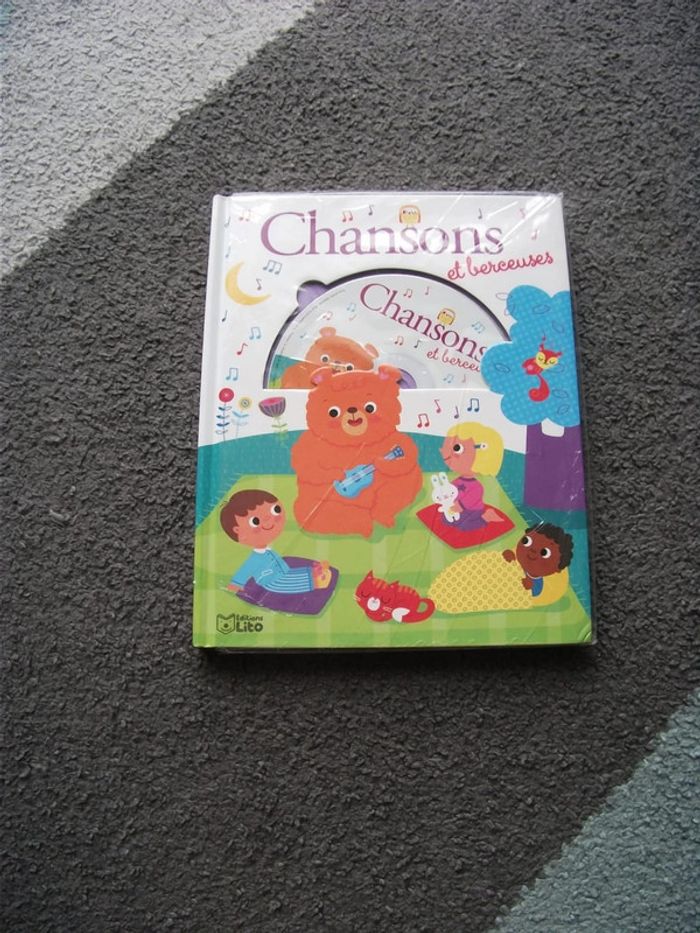 Livre chansons et berceuses + CD