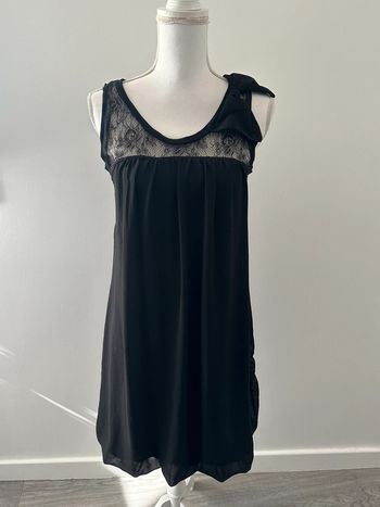 Robe noire et dentelle Grain de Malice T40 L