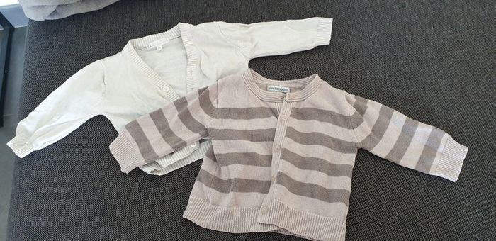 Lot gilet mixte 6mois