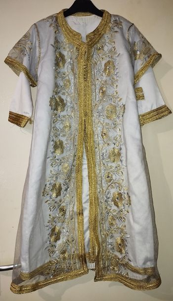 Takchita blanche 2 piece