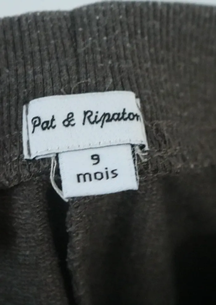 Ensemble haut Petit Kimbaloo et jogging Pat & Ripaton 9 mois - photo numéro 5
