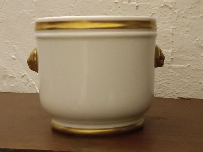 Cache pot porcelaine anse lion - photo numéro 10