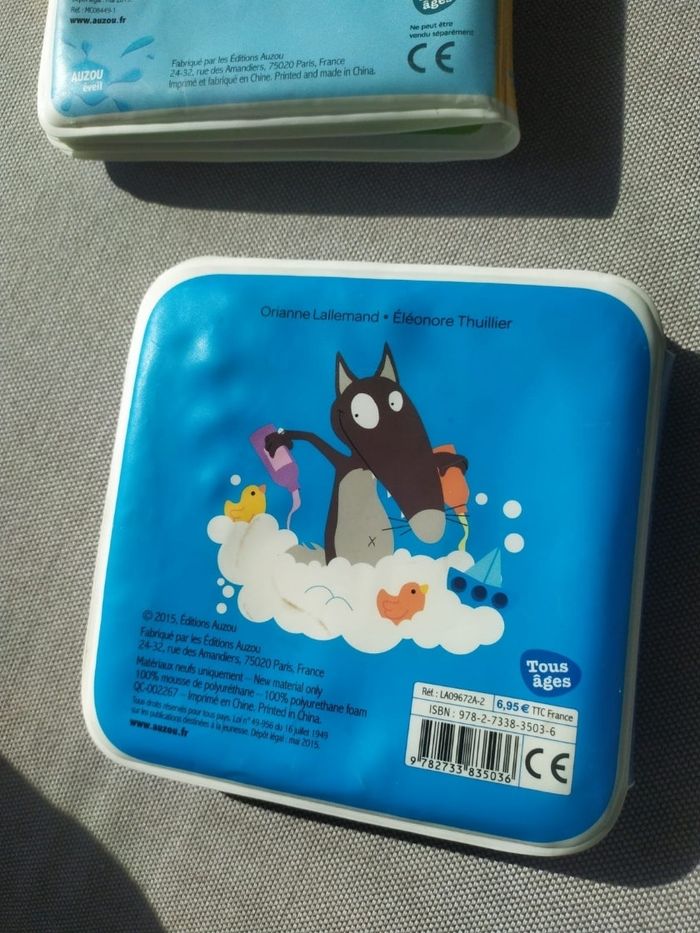 2 livres waterproof pour le bain  Auzou eveil - photo numéro 4