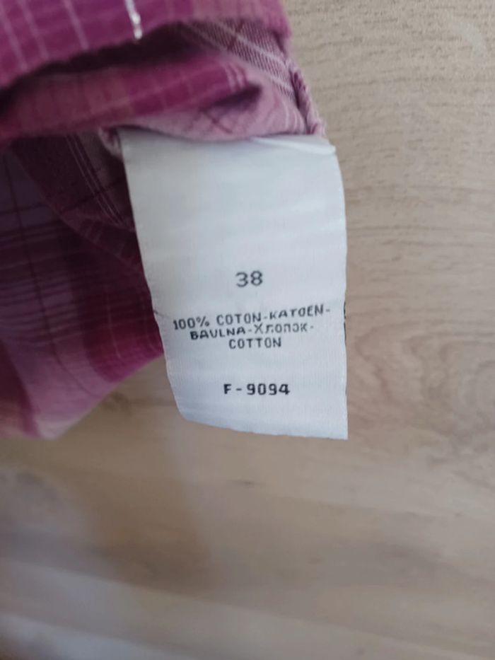 Chemisier violet rose Taille 38 - photo numéro 4