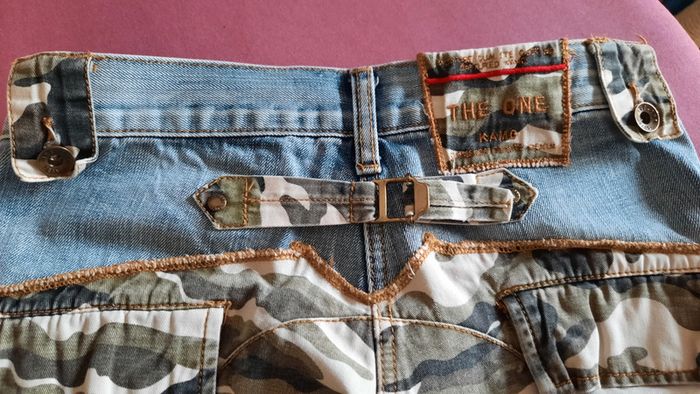 Bermuda jean/treillis - photo numéro 6