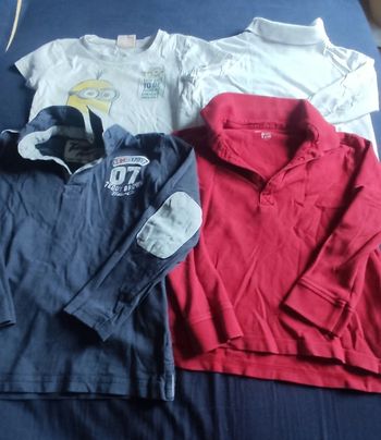 Lot de 4 tee shirt 5 ans garçon 