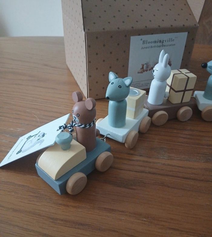 Bloomingville train en bois - photo numéro 2