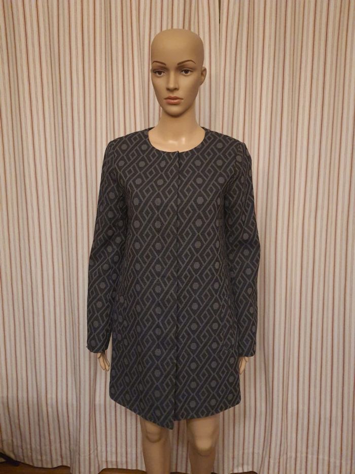 Jolie Pardessus Only taille 38 noir/gris