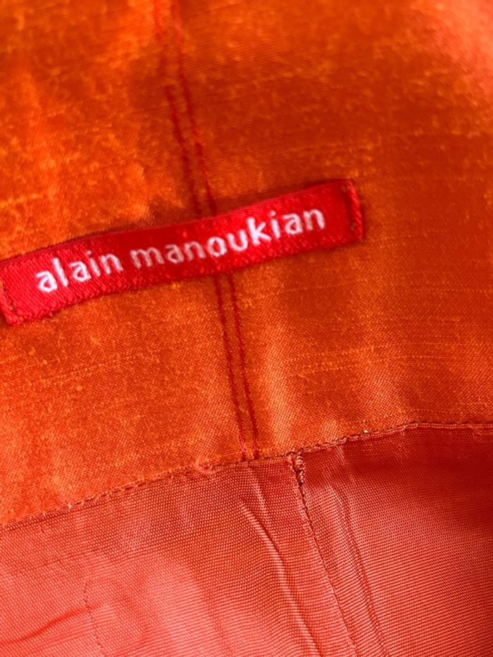 Robe à bretelles orange Manoukian M - photo numéro 4