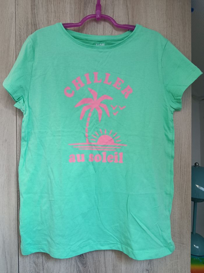 T-shirt vert Kiabi
