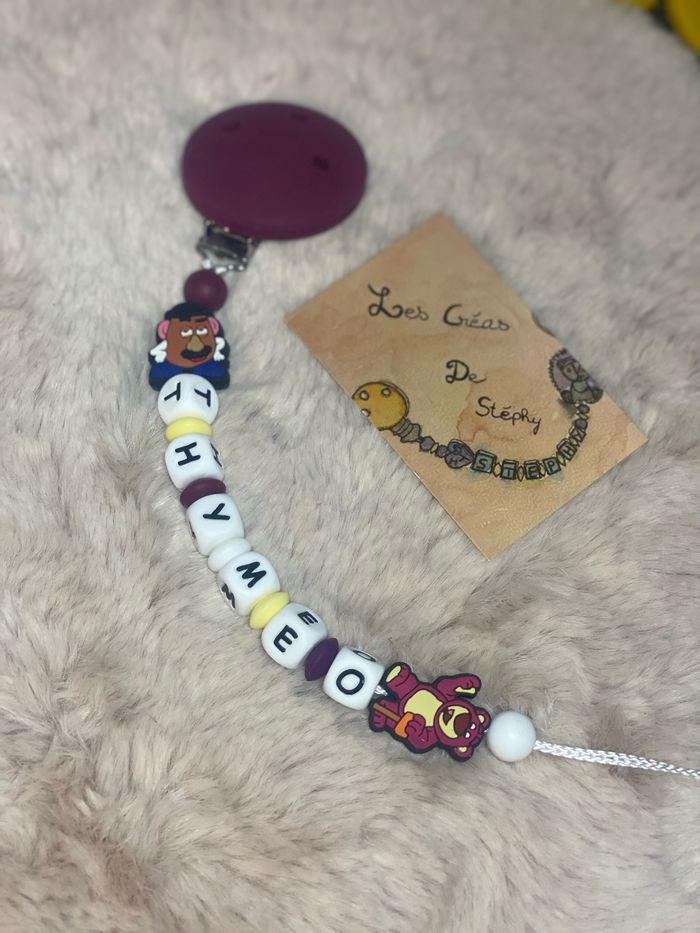Attache tétine toy story