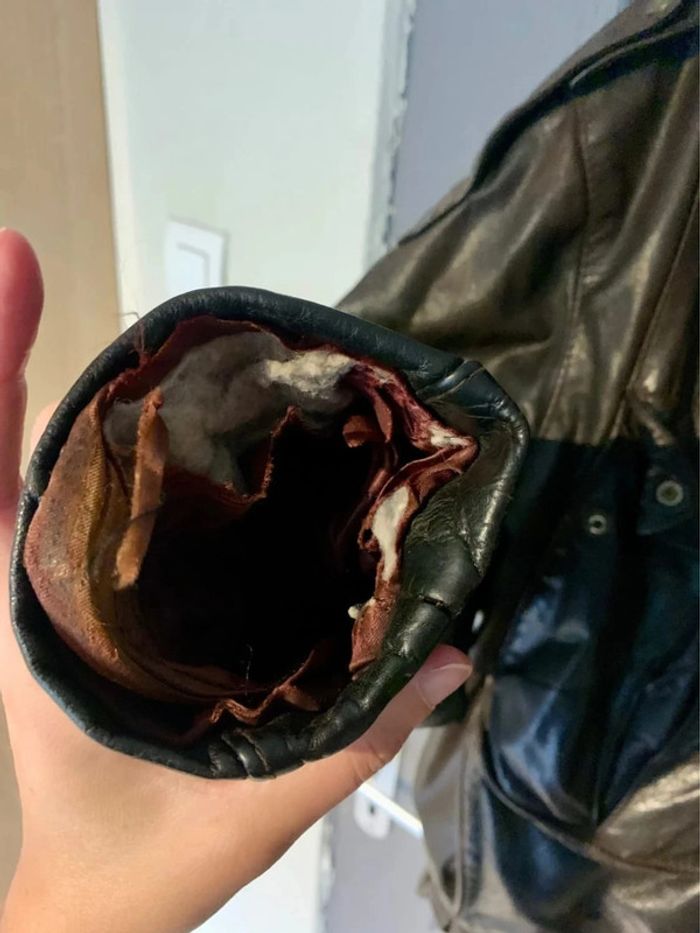 Blouson homme cuir Macorium - Taille 54 - photo numéro 7