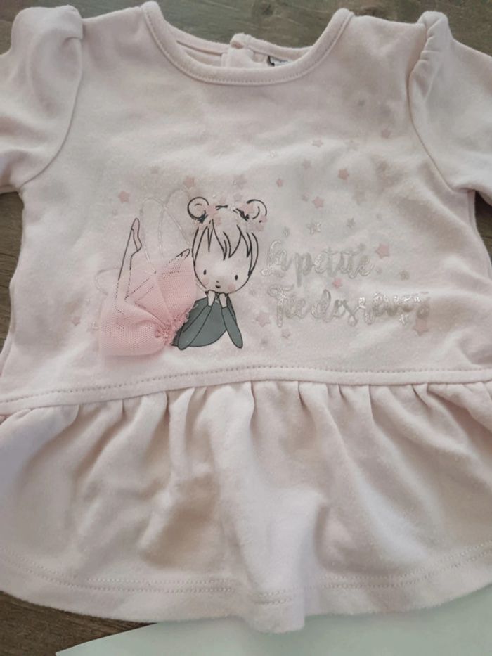 🌞 Robe rose pâle 3 mois - photo numéro 2