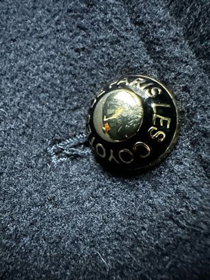 Manteau laine marine Les Coyotes de Paris T.12 ans - photo numéro 3