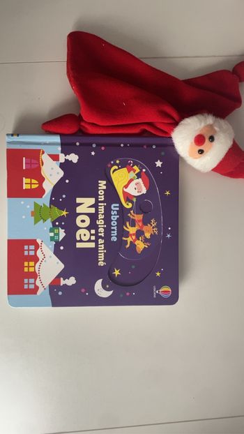 Livre imagier de Noël + doudou offert