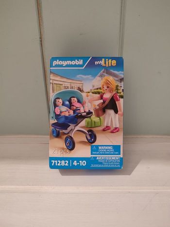 Playmobil 71282 Maman avec jumeaux et landau