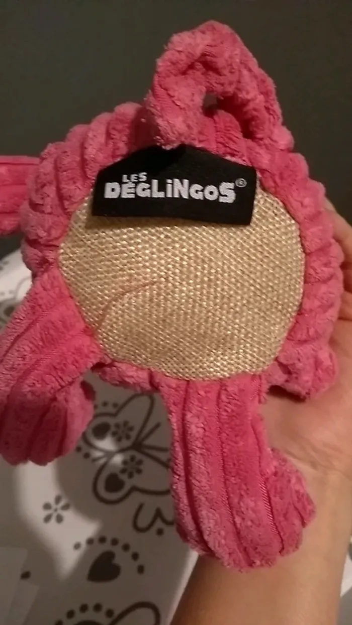 Peluche doudou Deglingos cochon - photo numéro 4