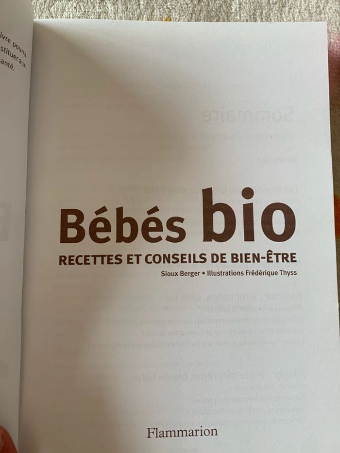 Bébé bio Recettes et Conseils de Bien-Etre - photo numéro 5