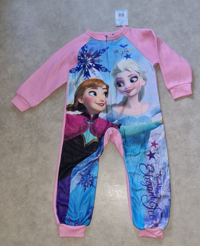 pyjama polaire 1 pièce Disney Reine des neiges fille 3 ans neuf - photo numéro 2
