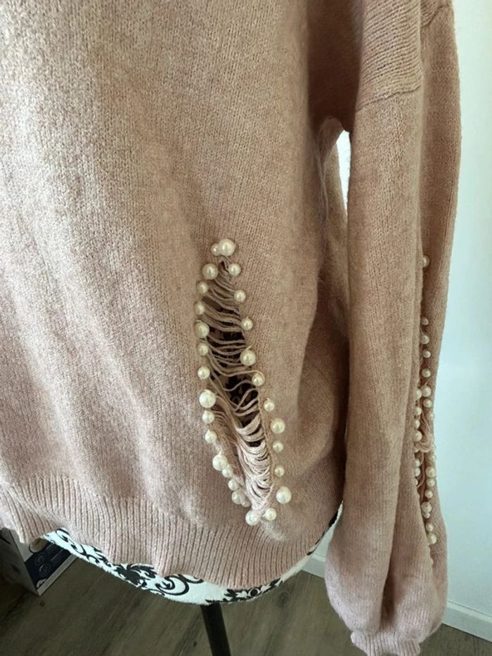 J&H Fashion Pull vieux rose – Taille 40/42 – Très bon état - photo numéro 10