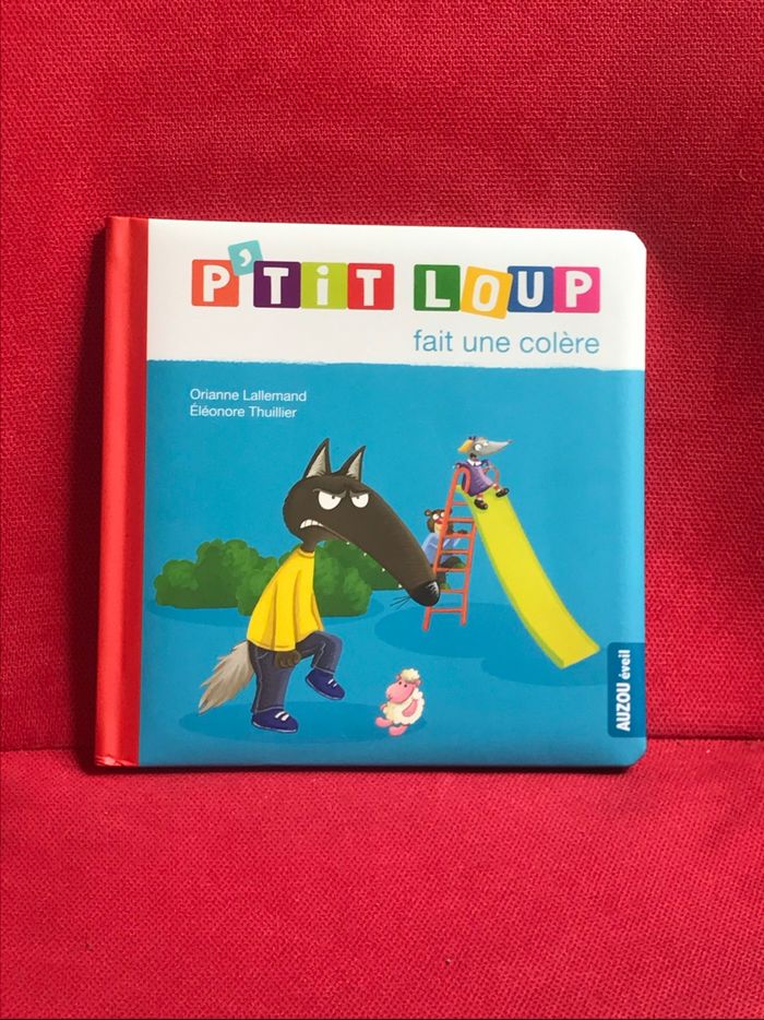 Livre p’tit loup fait une colère