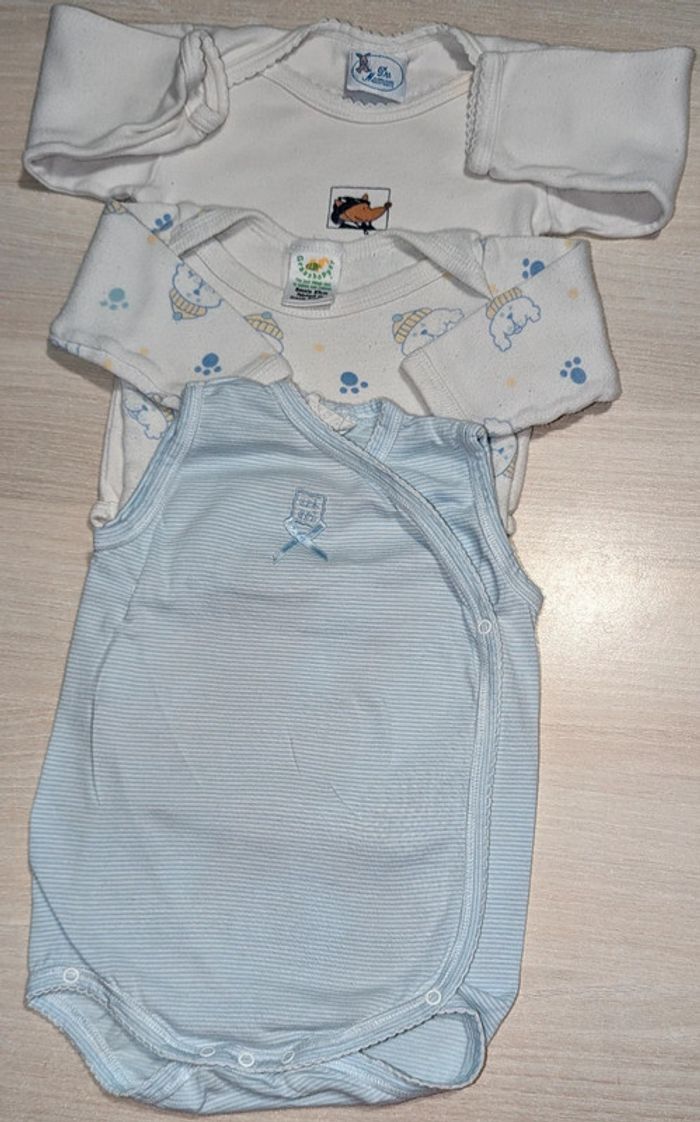 Lot body bébé garçon