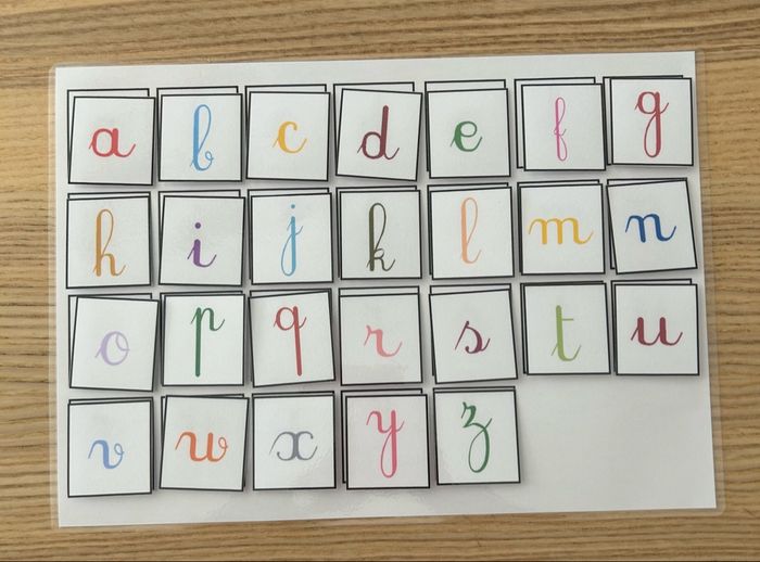Fiche Montessori : Le loto de l’alphabet en attaché - photo numéro 3