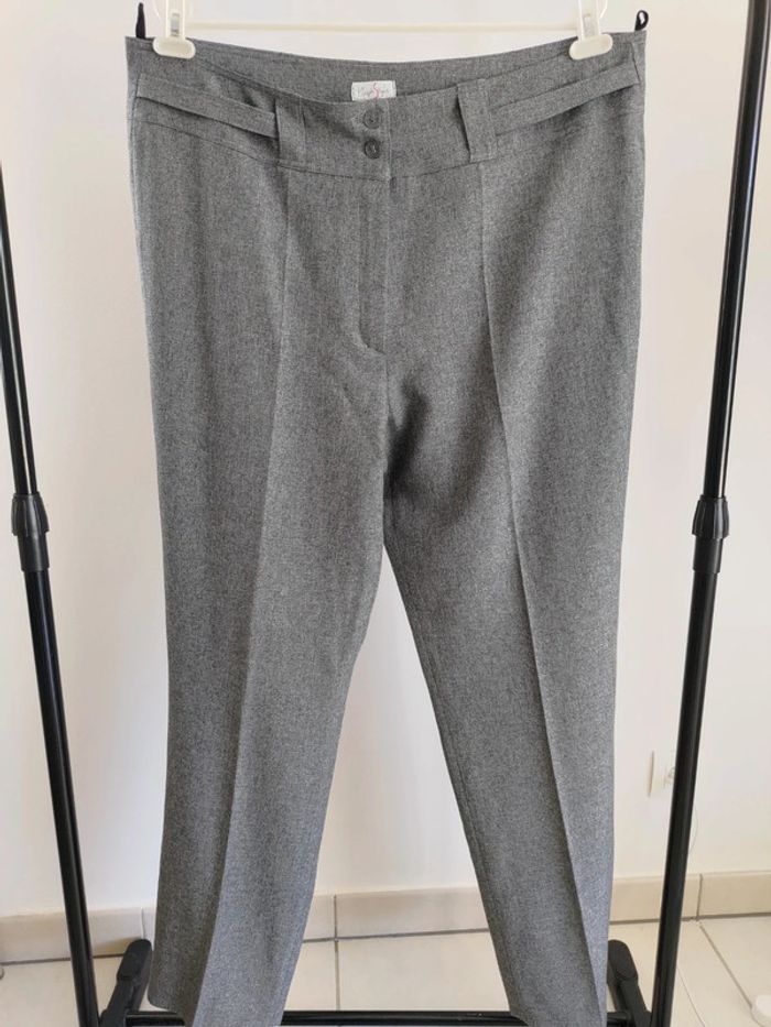 High style pantalon gris 50