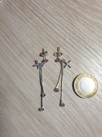 Ts belles b o vintage fines croix chaines et strass