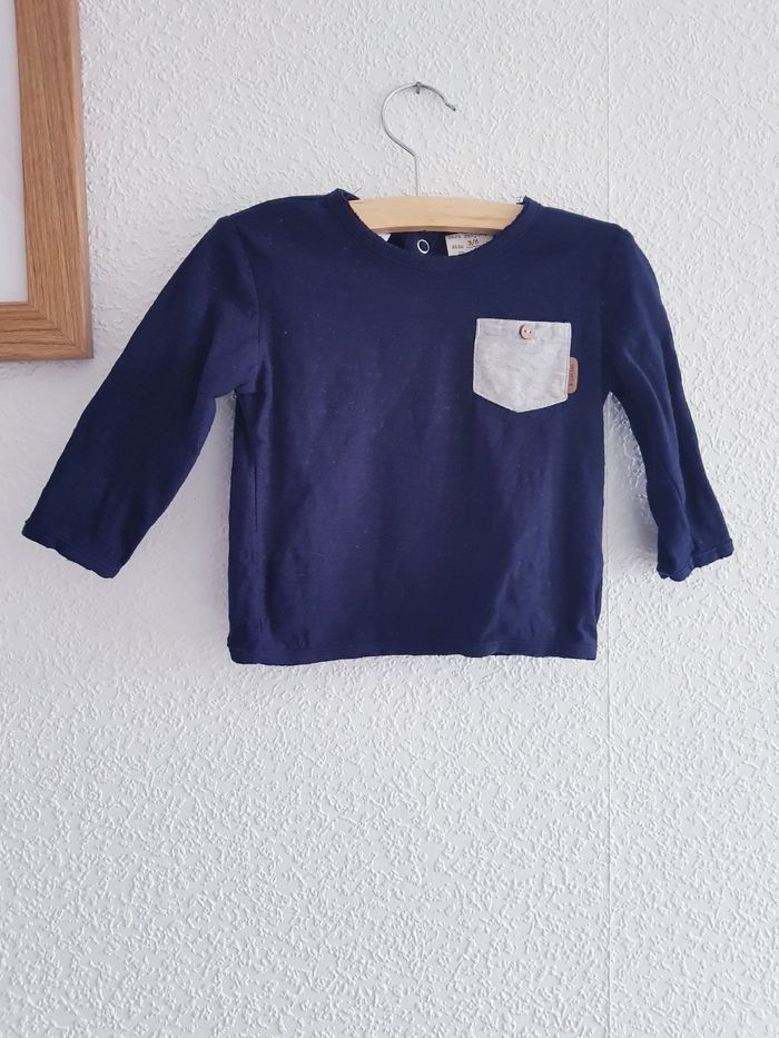 Zara - Tee-shirt manches longues
