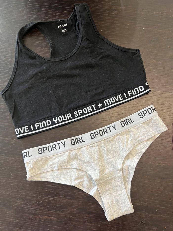 Lot brassières / culottes 12 ans - photo numéro 3