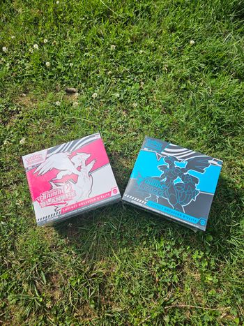 Lot Coffrets Dresseur d’Élite Pokémon – Flamme Blanche & Foudre Noire – Reshiram / Zekrom – Neufs