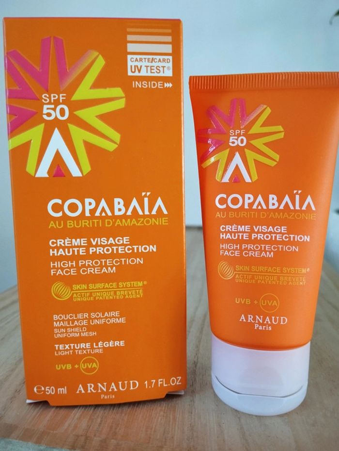Crème solaire spf50