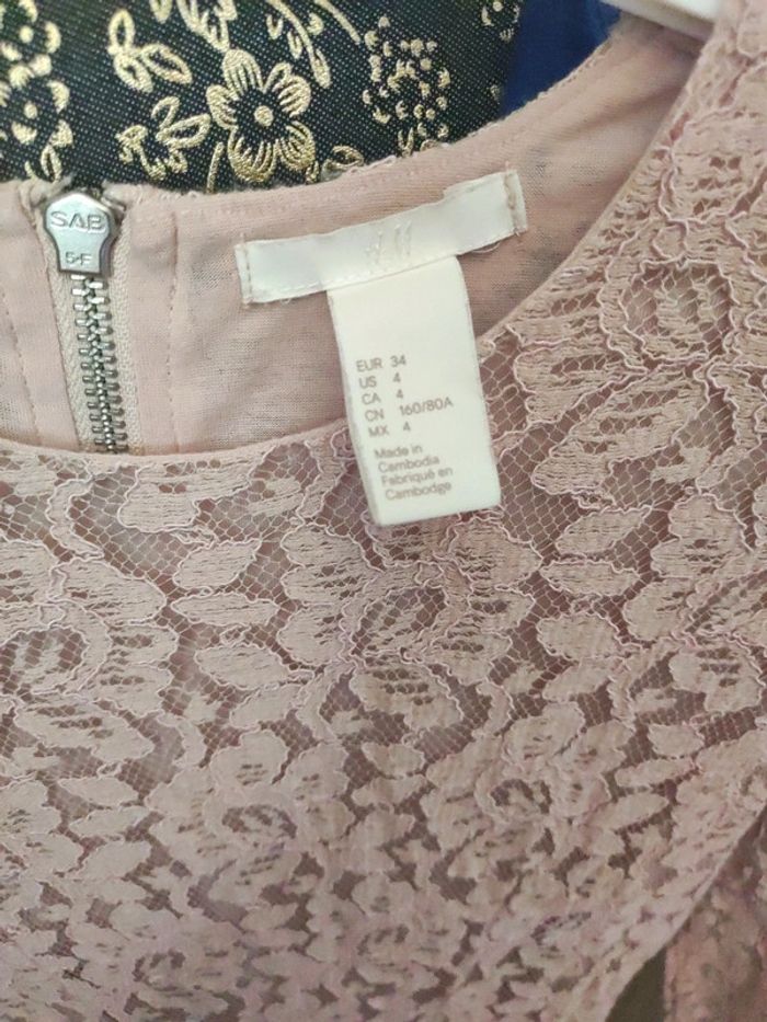 Robe H&M rose pâle - photo numéro 3