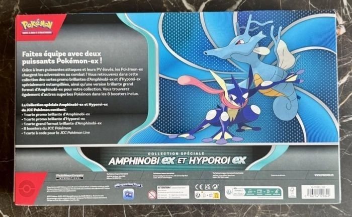 Coffret pokemon Amphinobi Ex et Hyporoi Ex neuf scellé - photo numéro 2