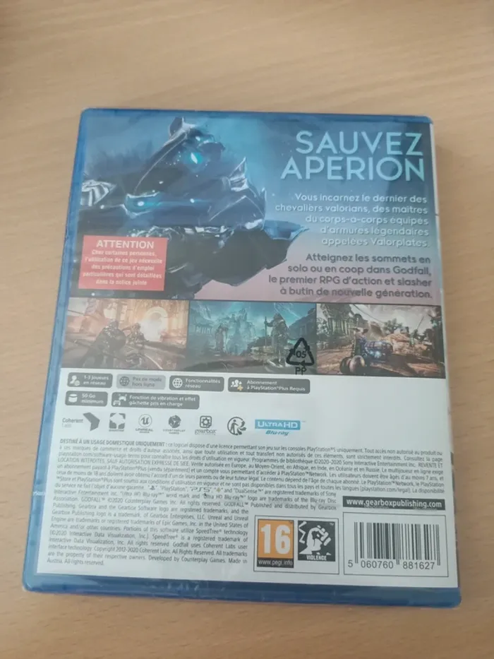 Jeu PS5 godfall neuf sous blister - photo numéro 2