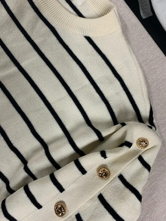 Pull marinière court - photo numéro 4