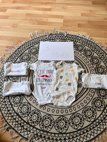 Lot 10 body manche courte