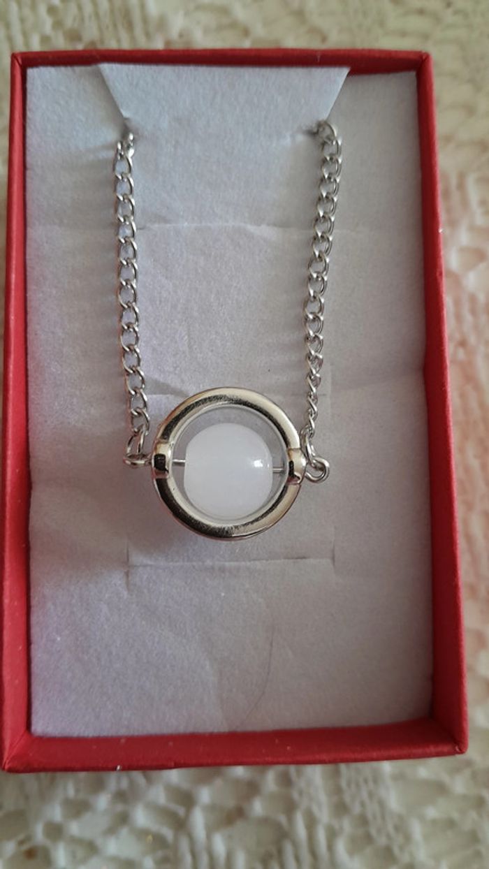 Collier pendentif, pierre de Lune, Bella Swan, Twilight - photo numéro 2